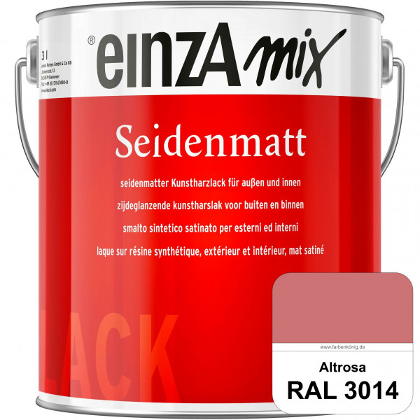 einzA Seidenmatt (RAL 3014 Altrosa) Lösemittelhaltiger Seidenmattlack