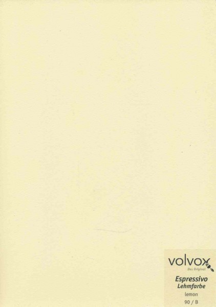 Volvox Espressivo Lehmfarbe (Lemon)