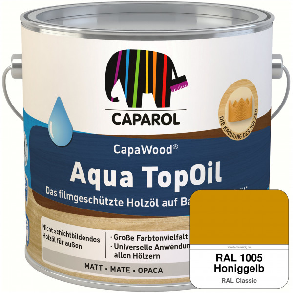 CapaWood® AquaTopOil (RAL 1005 Honiggelb)