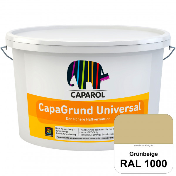 CapaGrund Universal (RAL 1000 Grünbeige) hoch wasserdampfdurchlässige deckender Grundanstrich
