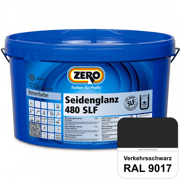 Seidenglanz 480 SLF (RAL 9017 Verkehrsschwarz)