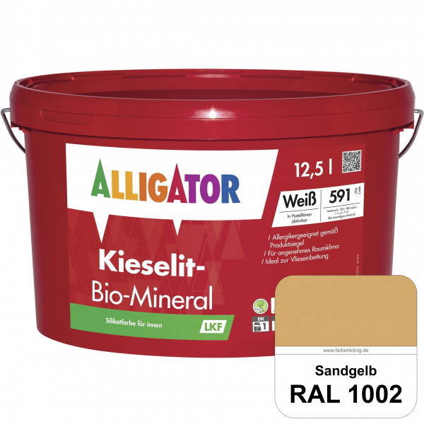 Kieselit-Bio-Mineral LKF (RAL 1002 Sandgelb)