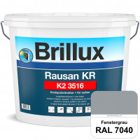 Rausan KR K2 3516 (RAL 7040 Fenstergrau) Organisch gebundener Kratzputz für wetterbeständige Oberflä