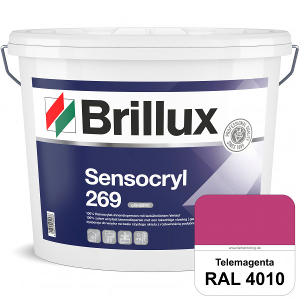 Sensocryl ELF 269 (RAL 4010 Telemagenta) glänzende hochwertige Reinacrylat-Innendispersion für Artzp