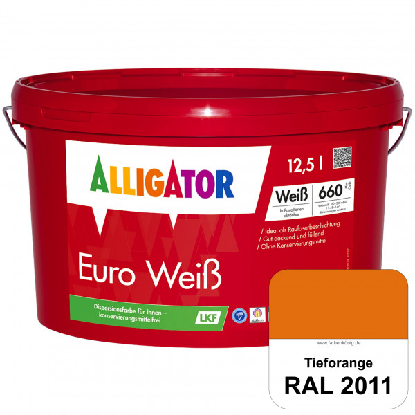 Euro Weiß LKF (RAL 2011 Tieforange)