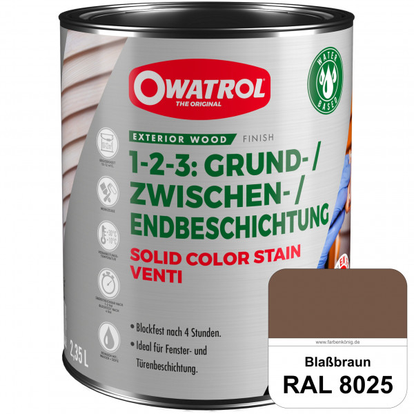 SOLID COLOR STAIN VENTI (RAL 8025 Blassbraun)