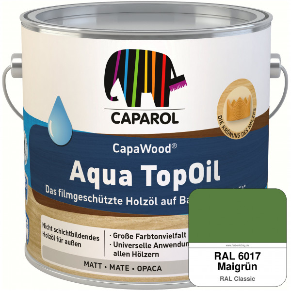 CapaWood® AquaTopOil (RAL 6017 Maigrün)