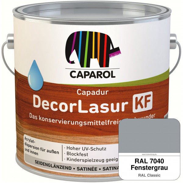 Caparol Capadur DecorLasur KF (RAL 7040 Fenstergrau)