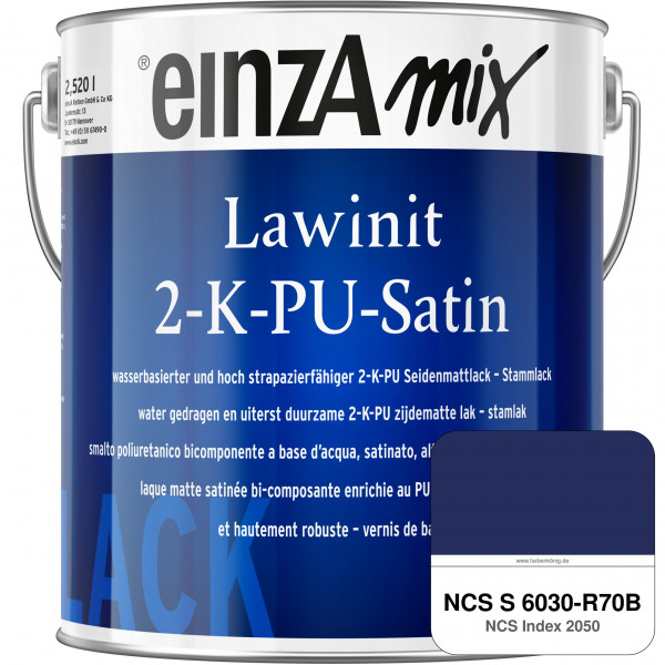 einzA Lawinit 2-K-PU Satin Stammlack (NCS S 6030-R70B)