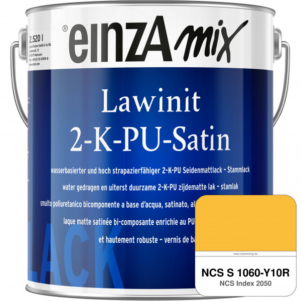 einzA Lawinit 2-K-PU Satin Stammlack (NCS S 1060-Y10R)
