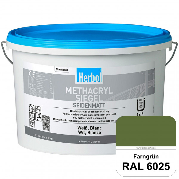 Methacryl Siegel (RAL 6025 Farngrün) seidenmatte 1K-Beschichtung Böden (Innen & Außen)