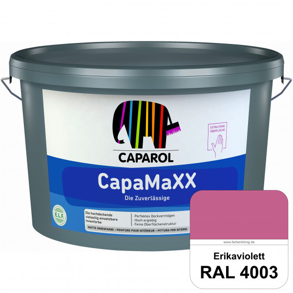 CapaMaXX (RAL 4003 Erikaviolett) tuchmatte Innenfarbe mit hohem Deckvermögen und Ergiebigkeit