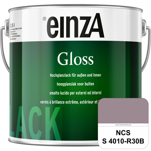 einzA Gloss (NCS S 4010-R30B) Hochwertiger Alkydharzlack in Premium-Qualität, hochglänzend.