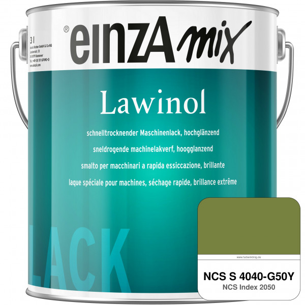 einzA Lawinol hochglänzend (NCS S 4040-G50Y)