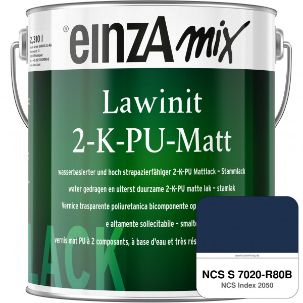 einzA Lawinit 2-K-PU Matt Stammlack (NCS S 7020-R80B)
