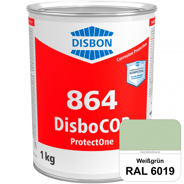 DisboCOR 864 ProtectOne (RAL 6019 Weißgrün) 1-Topf-geeignete Korrosionsschutz für alle metallische