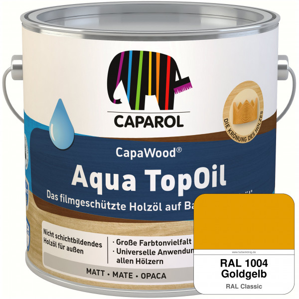 CapaWood® AquaTopOil (RAL 1004 Goldgelb)
