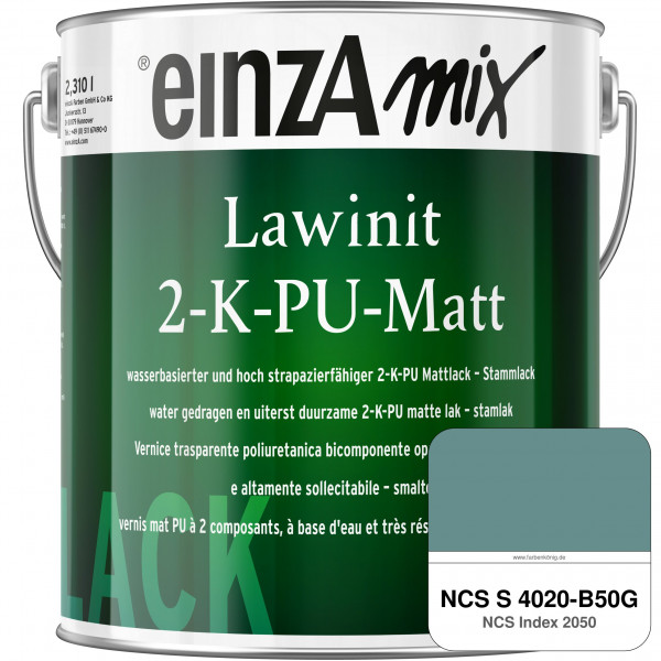 einzA Lawinit 2-K-PU Matt Stammlack (NCS S 4020-B50G)