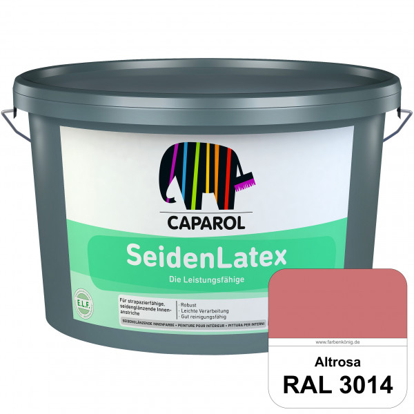 SeidenLatex ELF (RAL 3014 Altrosa) strapazierfähige, scheuerbeständige und seidenmatte Latexfarbe