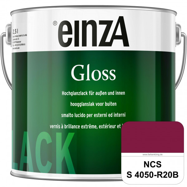 einzA Gloss (NCS S 4050-R20B) Hochwertiger Alkydharzlack in Premium-Qualität, hochglänzend.