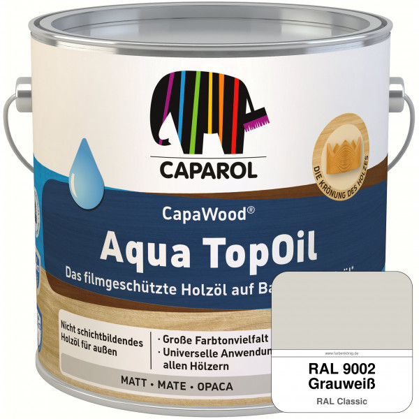 CapaWood® AquaTopOil (RAL 9002 Grauweiß)