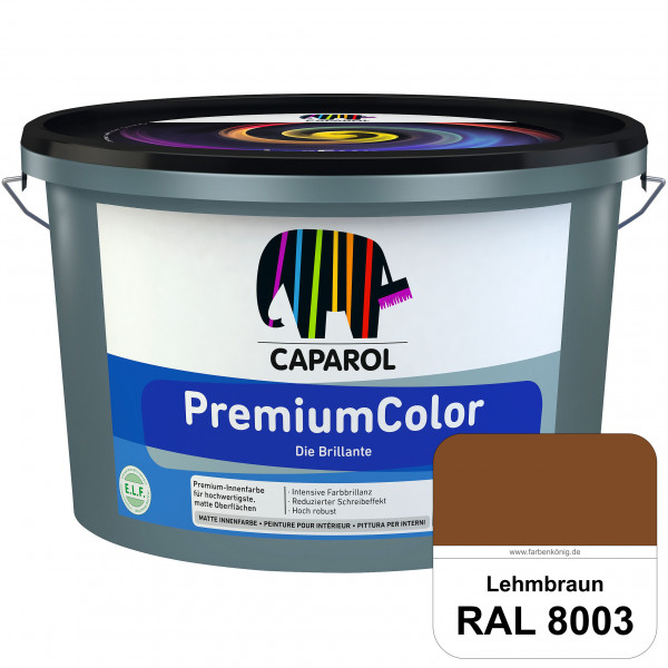PremiumColor (RAL 8003 Lehmbraun) Premium Farbbrillanz & hohe Strapazierfähigkeit