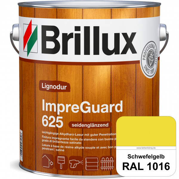 ImpraGuard 625 (RAL 1016 Schwefelgelb) imprägnierende Lasur (lösemittelhaltig) für allen Laub- und N