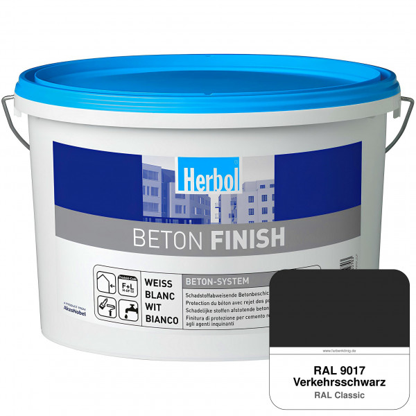 Beton Finish (RAL 9017 Verkehrsschwarz)
