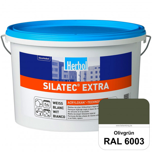 Silatec Extra (RAL 6003 Olivgrün) Siliconharz-Hybrid-Fassadenfarbe