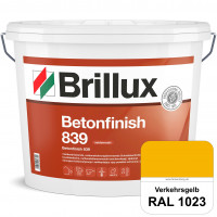 Betonfinish 839 (RAL 1023 Verkehrsgelb) elastische Beschichtung zum Schutz rissgefährdeter Betonbaut