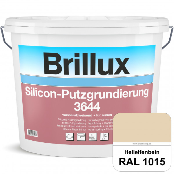 Silicon-Putzgrundierung 3644 (RAL 1015 Hellelfenbein) Haftvermittelnde & quarzhaltige Grundierfarbe