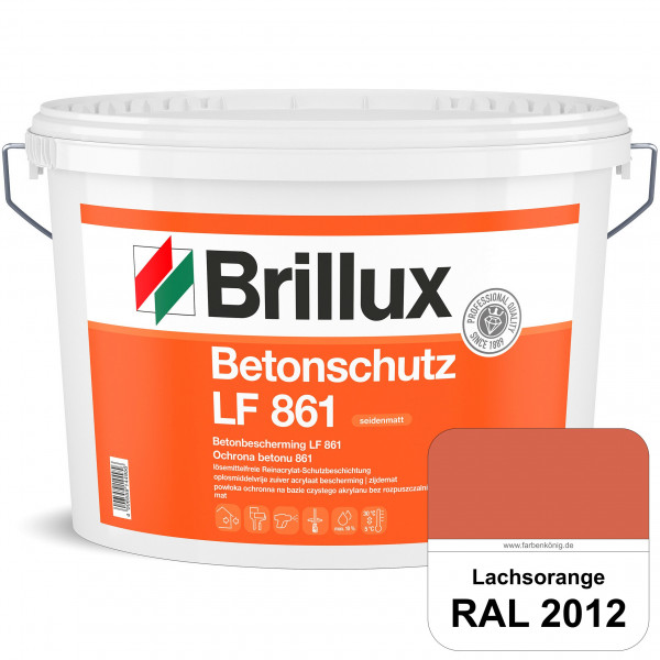 Betonschutz LF 861 (RAL 2012 Lachsorange) Wetterbeständige Lasur für mineralischen Untergründen z. B
