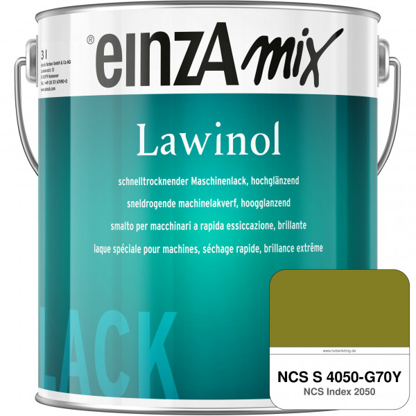 einzA Lawinol hochglänzend (NCS S 4050-G70Y)