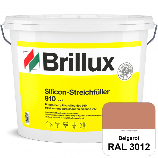 Silicon-Streichfüller 910 (RAL 3012 Beigerot) Optischen Egalisierung von z.B. Strukturunterschieden
