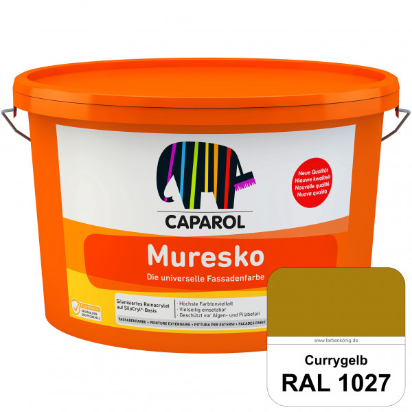 Muresko (RAL 1027 Currygelb) Silanisierte Reinacrylat-Fassadenfarbe auf SilaCryl®-Basis