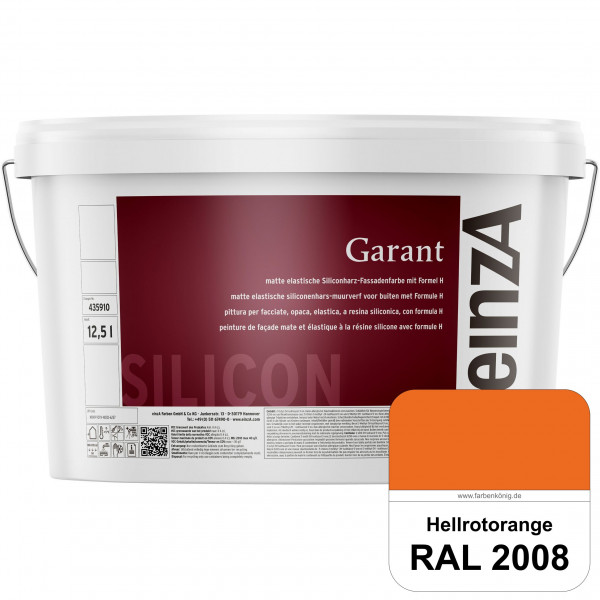 einzA Garant (RAL 2008 Hellrotorange) elastische Siliconharz-Fassadenfarbe