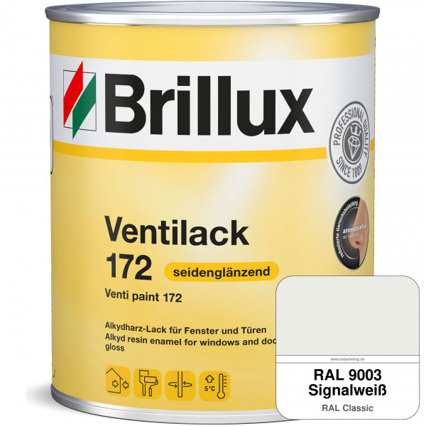 Ventilack Seidenglanz 172 (RAL 9003 Signalweiß)