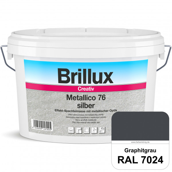 Creativ Metallico 76 (RAL 7024 Graphitgrau) Effektspachtelmasse für Oberflächen mit metallischer Opt