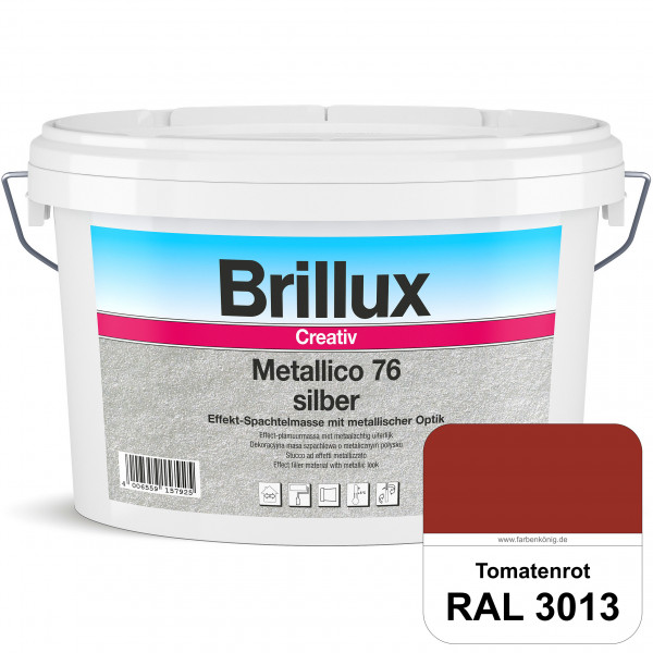 Creativ Metallico 76 (RAL 3013 Tomatenrot) Effektspachtelmasse für Oberflächen mit metallischer Opti