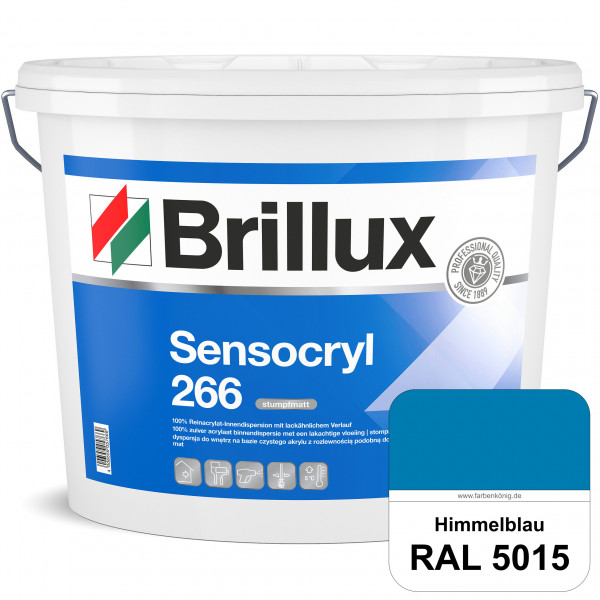 Sensocryl ELF 266 (RAL 5015 Himmelblau) stumpfmatte hochwertige Reinacrylat-Innendispersion für Artz