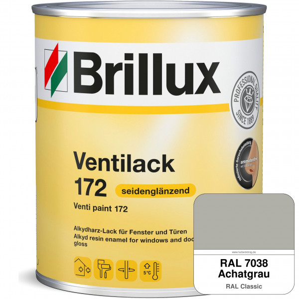 Ventilack Seidenglanz 172 (RAL 7038 Achatgrau)