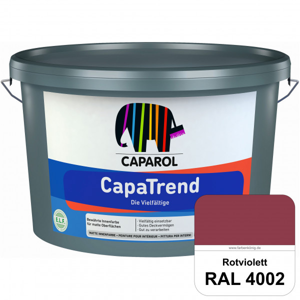 CapaTrend (RAL 4002 Rotviolett) matte hochdeckende Dispersionsfarbe für den Innenbereich