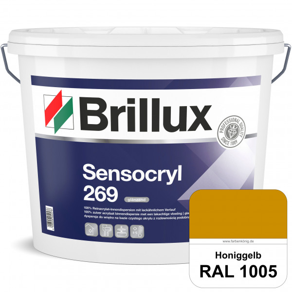 Sensocryl ELF 269 (RAL 1005 Honiggelb) glänzende hochwertige Reinacrylat-Innendispersion für Artzpra