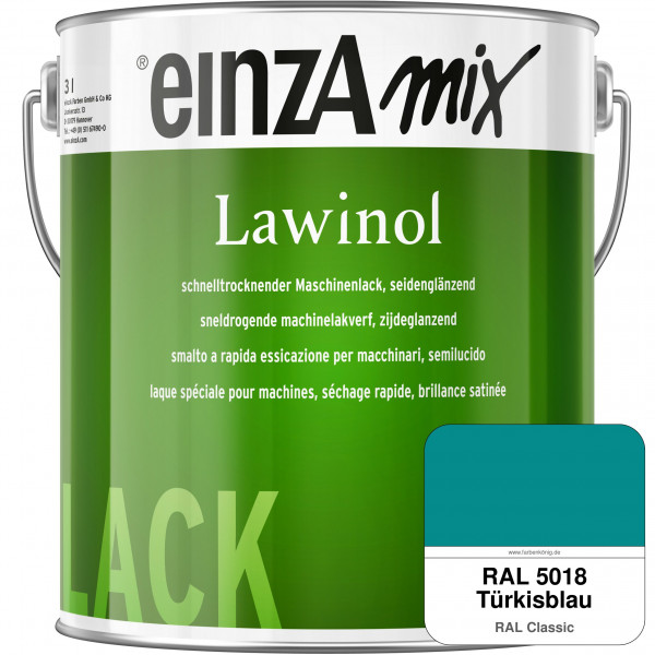 einzA Lawinol seidenglänzend (RAL 5018 Türkisblau)