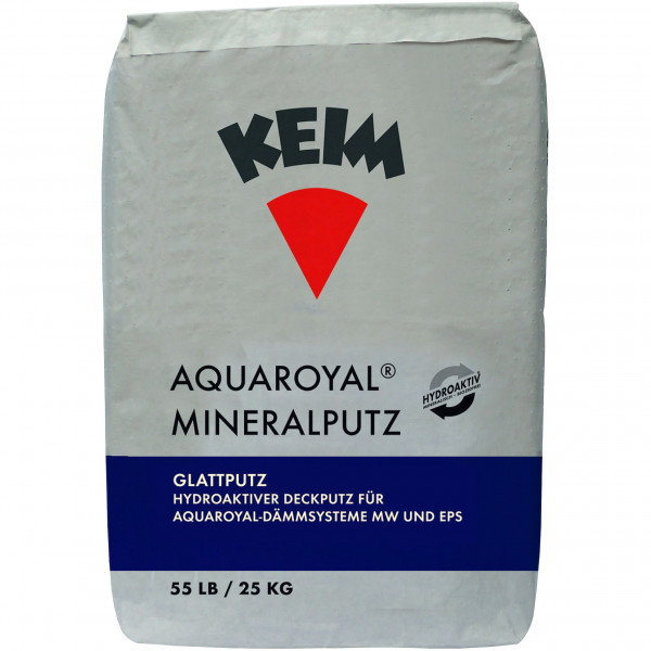 KEIM AQUAROYAL-MINERALPUTZ Glattputz (Weiß)