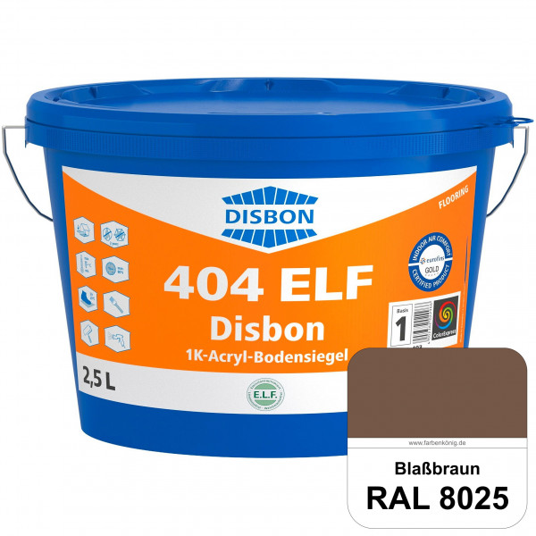 Disbon 404 ELF 1K-Acryl-Bodensiegel (RAL 8025 Blassbraun) 1K PU-verstärkte, emissions- und lösemitte