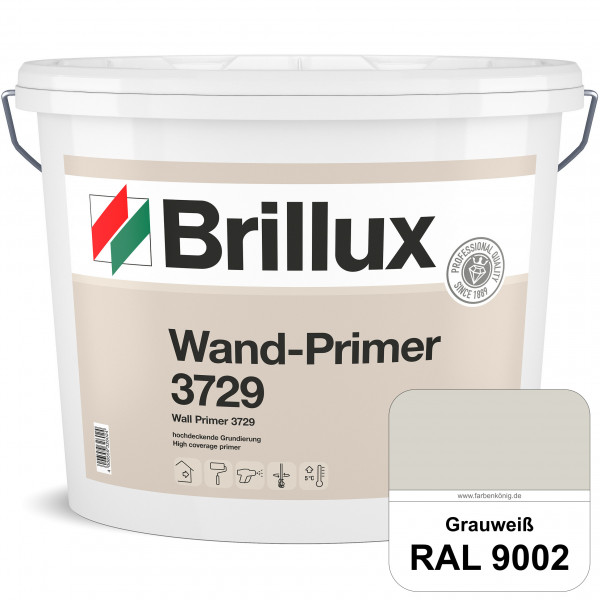 Wand-Primer ELF 3729 (RAL 9002 Grauweiß) Spezialgrundierung für Gipskarton, -putz und Beton (innen)