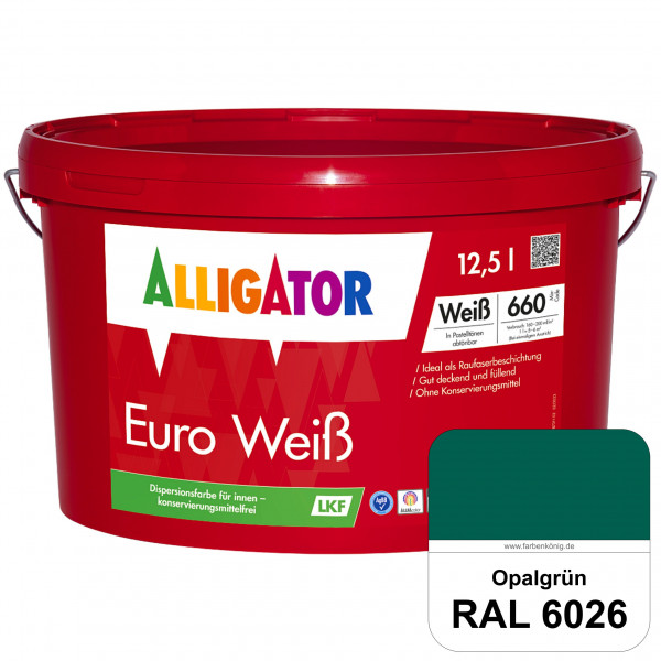 Euro Weiß LKF (RAL 6026 Opalgrün)