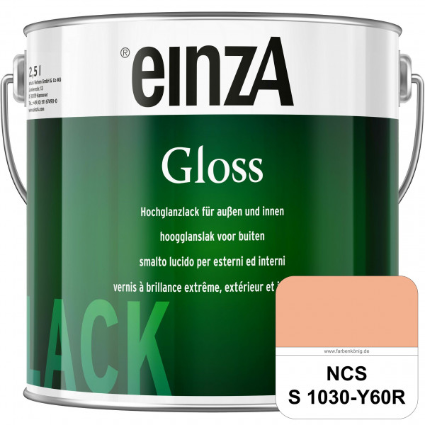 einzA Gloss (NCS S 1030-Y60R) Hochwertiger Alkydharzlack in Premium-Qualität, hochglänzend.
