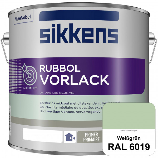 Rubbol Vorlack (RAL 6019 Weißgrün) Aromatenfreier Vorlack der Spitzenklasse (außen & innen)
